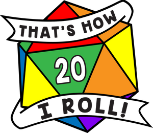 That's How I Roll Pride Pin - Rainbow Enamel Pin Foam Brain Games