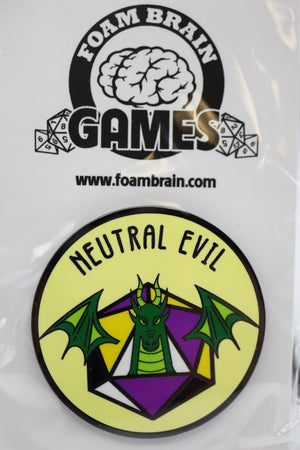 Pride Flag Alignment Pin: Nonbinary Enamel Pin Foam Brain Games