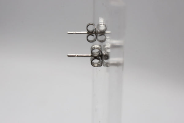 D20 Stud Earrings: Orange Jewelry Foam Brain Games